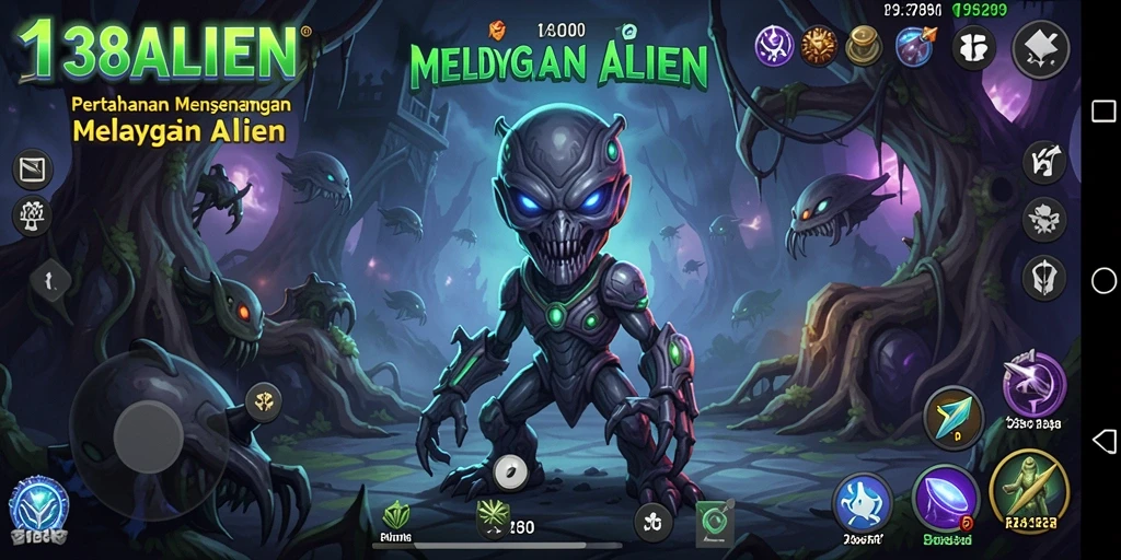 Gameplay seru Tower Defense melawan alien dalam 138ALIEN.