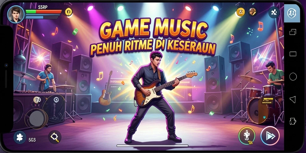 Tampilan gameplay 55RP yang seru dan penuh warna.