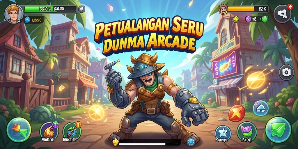 Tampilan gameplay menegangkan dan colorful dari 8ZK.