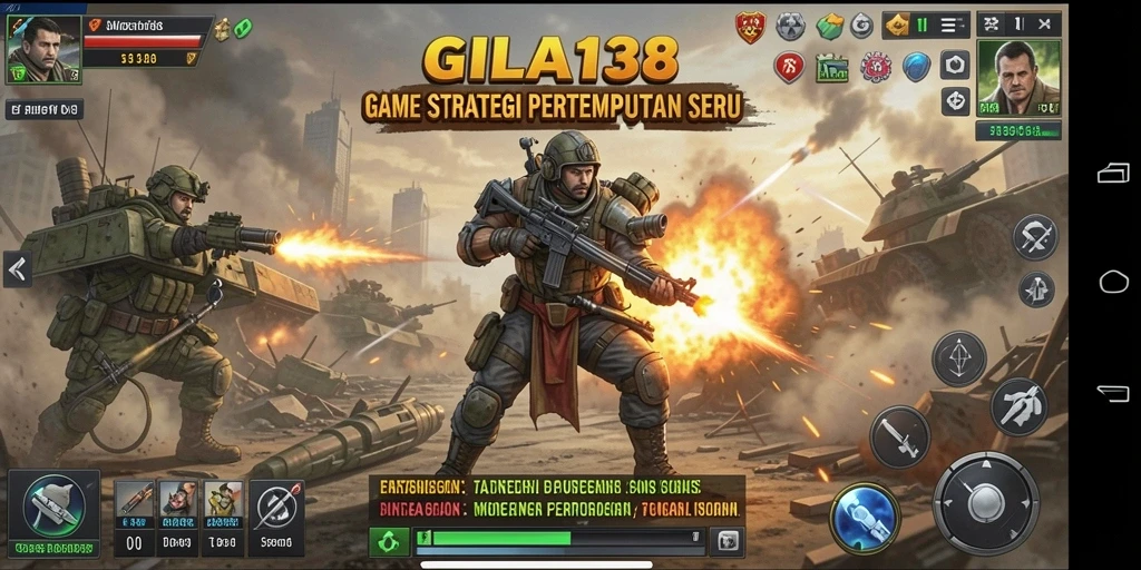 Tampilan gameplay GILA138 yang mendebarkan dan strategis.