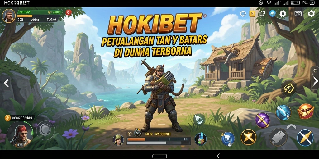 Gameplay seru HOKIBET dalam dunia terbuka yang luas.