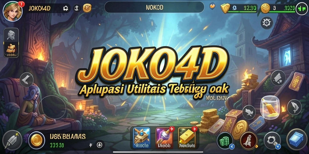 Tampilan antarmuka JOKO4D yang sederhana dan fungsional.