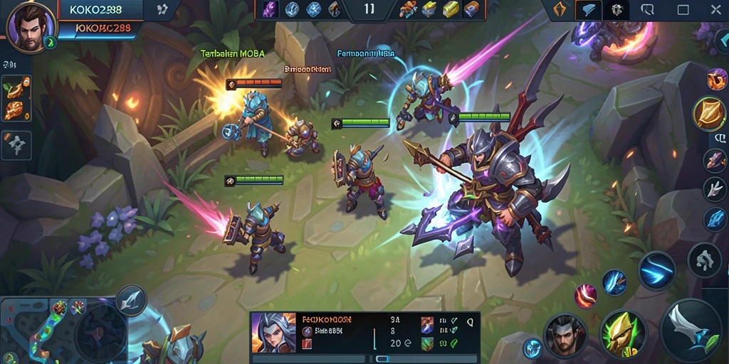 Tampilan gameplay KOKO288 yang dinamis dan seru.
