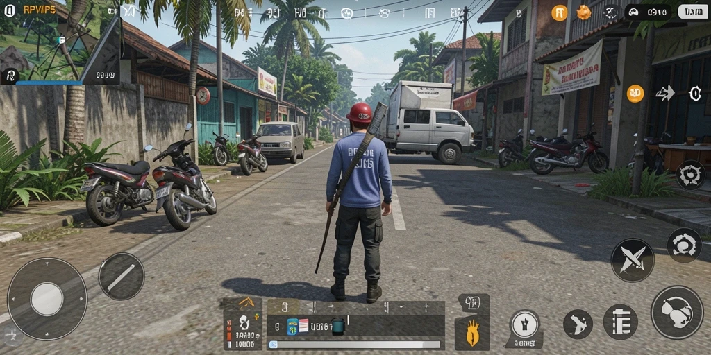 Tampilan gameplay RPVIP5 yang realistis dan interaktif.