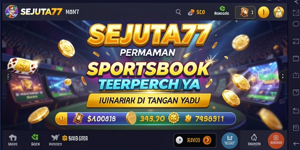 Tampilan menarik dan intuitif dari gameplay SEJUTA77.