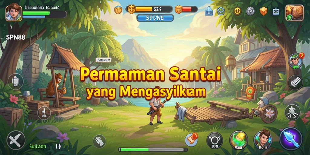 Tampilan gameplay SPN88 yang mengasyikkan dan penuh warna.